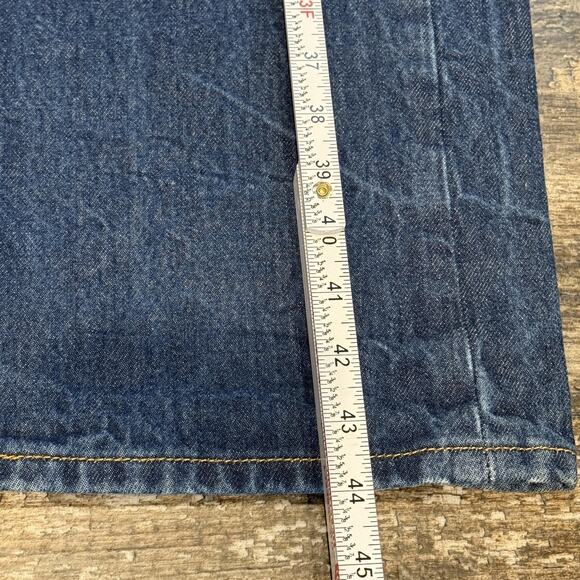 Levis 501 Jeans Mens 42x36 Straight Leg‎ Button Fly Classic Vintage Denim Work - Picture 10 of 11